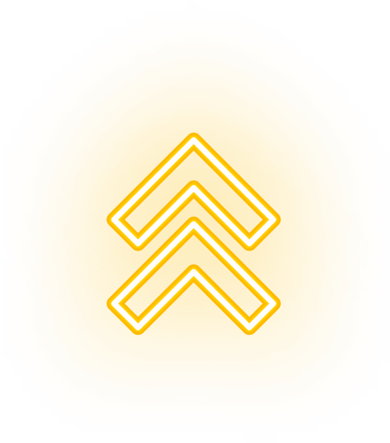 Neon Arrow Swipe Up