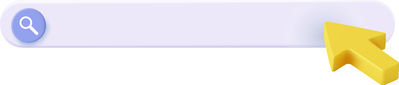3D search bar.